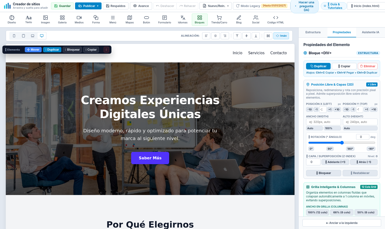 Caja Delimitadora de Selección Bounding Box