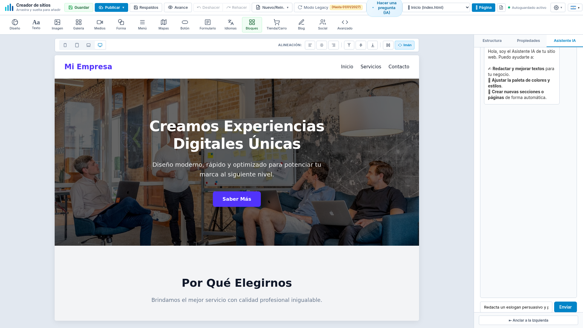 Asistente de Inteligencia Artificial